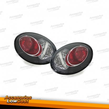 PILOTOS TRASEROS PARA VW BEETLE 98-05 FONDO NEGRO