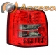 FAROLINS TRASEIROS LED / VW PASSAT VARIANT / 96-00 FUNDO VERMELHO