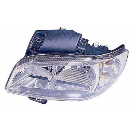 FAROL / OPTICA ESQUERDA IBIZA / CORDOBA 6K2 / 99-02 / CROMADO