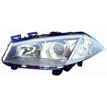 FAROL / OPTICA ESQUERDA XENON / RENAULT MEGANE 2 / 02-05 CROMADO