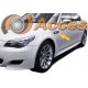 BRANQUIAS BMW SERIE 5 E60/61 LOOK M5 NEGRO/CROMO