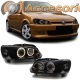 FAROIS ANGEL EYES PEUGEOT 106 96++. FUNDO PRETO