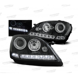 FAROS CON LUZ DIURNA PARA MERCEDES ML W164 05-08 FONDO NEGRO