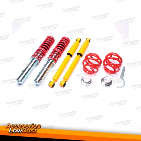 KIT SUSPENSAO REGULAVEL COILOVER VOLKSWAGEN GOLF 4 12/1998 - 11/2003