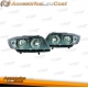 FARÓIS ANGEL EYES CCFL / BMW E90 08-12 / FUNDO PRETO