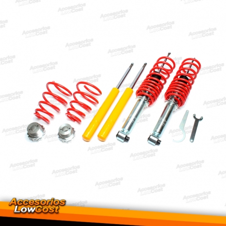 KIT SUSPENSÃO REGULÁVEL COILOVER AUDI A6 4A, C4 12/1990 - 12/1997