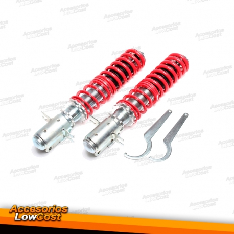 KIT SUSPENSÃO REGULÁVEL COILOVER VOLKSWAGEN CADDY 1979 - 1993