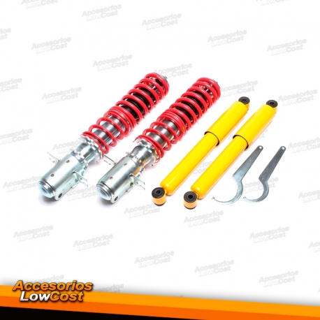 KIT SUSPENSAO REGULAVEL COILOVER VOLKSWAGEN CADDY 1979 - 1993