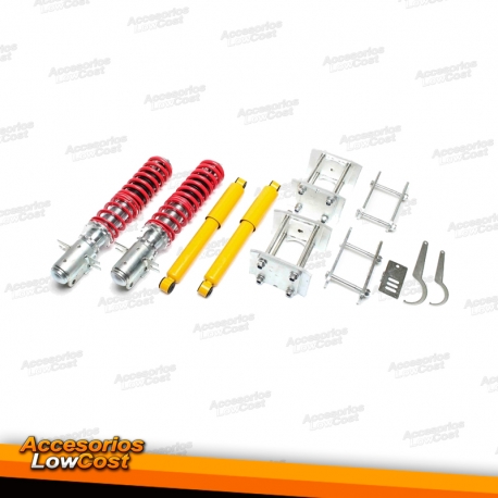 KIT SUSPENSAO REGULAVEL COILOVER VOLKSWAGEN CADDY 1982 - 1992