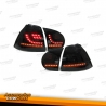 FAROLINS TRASEIROS LED / VW GOLF 5 MK V / 03-08  ESCURECIDO
