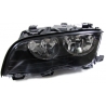 FARÓIS DE SERIE PARA BMW SERIE 3 E46 SEDAN / TOURING (05/1998-8/2001). FUNDO PRETO
