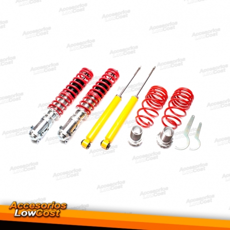 KIT SUSPENSAO REGULAVEL COILOVER VOLKSWAGEN LUPO 10/1998 - 2005