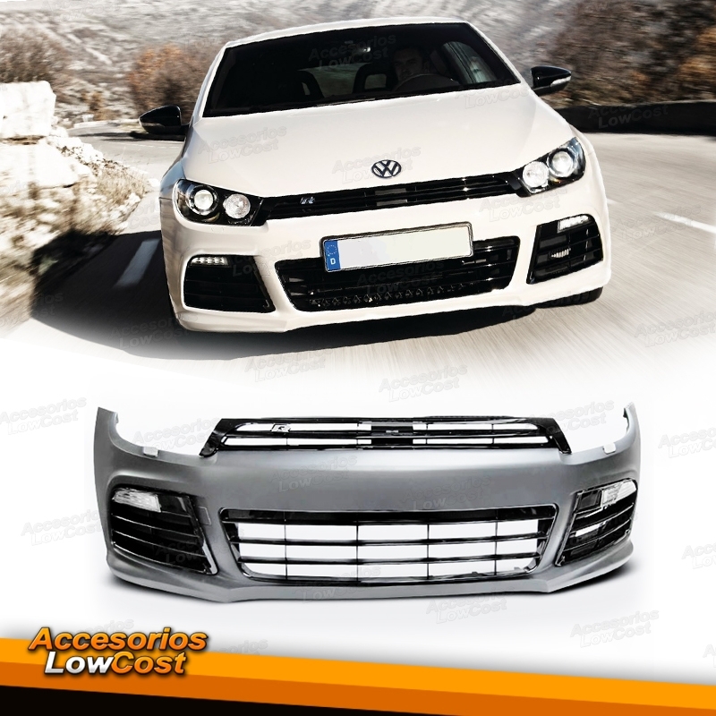 PARAGOLPES DELANTERO LOOK PARA VW SCIROCCO 08-14 CON LUZ - Accesorios Low Cost