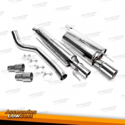 LINEA DE ESCAPE EN ACERO INOXIDABLE PARA OPEL CORSA B (1993-2000)