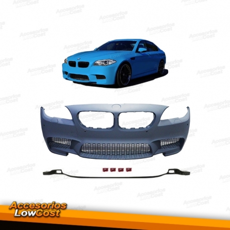 PARAGOLPES DELANTERO LOOK M5 BMW SERIE 5 F10 10-17 CON PDC Y LAVAFAROS