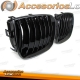 REJILLAS PARA BMW  X3 E83 (03-07), DISEÑO NEGRO BRILLANTE