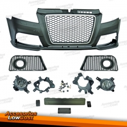 PARA-CHOQUES FRONTAL TIPO RS3 / AUDI A3 / 08-12 SEM PDC