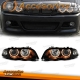 FAROIS ANGEL EYES / BMW E46 SEDAN / 98-01 FUNDO PRETO