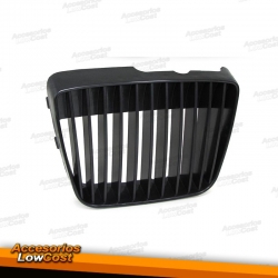 GRELHA FRONTAL SEM SIMBOLO PARA SEAT IBIZA 6K (9/99 - 5/02) PRETA