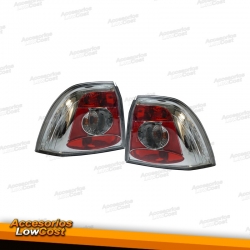 PILOTOS CRISTAL CLARO CROMO PARA OPEL VECTRA B 99-02