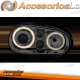 FAROIS ANGEL EYES VW GOLF IV LOOK R32, 97-03 FUNDO CROMADO