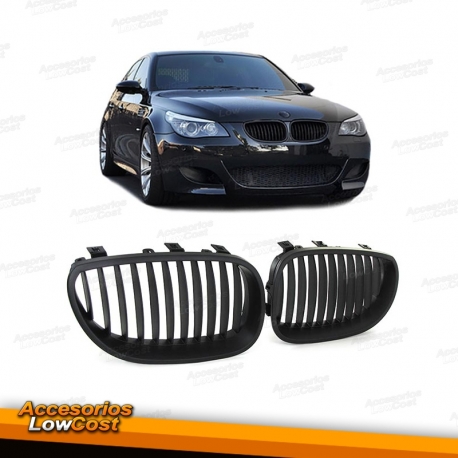 PARRILLAS TIPO M5 PARA BMW E60 COLOR NEGRO