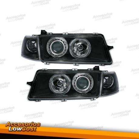 FAROIS ANGEL EYES OPEL VECTRA A FUNDO PRETO