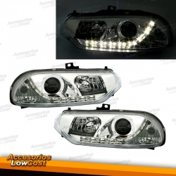 Faros Alfa Romeo 156 97-03 con diseño luz diurna