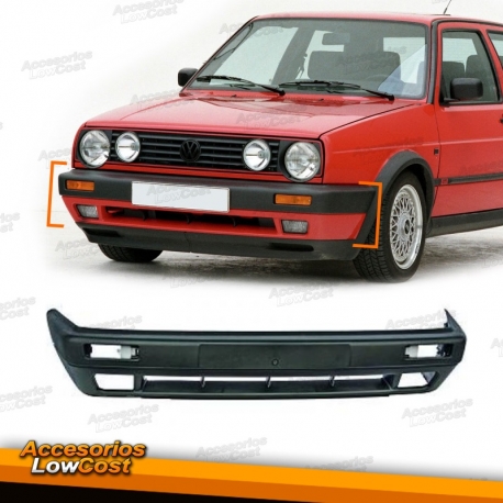 PARA-CHOQUES FRONTAL MODELO TIPO GTi PRETO PARA VOLKSWAGEN GOLF 2 II (1983-1992).