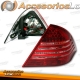 FAROLINS TRASEIROS LED / MERCEDES C W203 / 04-07 VERMELHO BRANCO