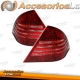 FAROLINS TRASEIROS LED / MERCEDES C W203 / 04-07 VERMELHO BRANCO