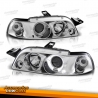 FARÓIS ANGEL EYES / FIAT PUNTO / 93-99 FUNDO CROMADO