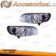 FARÓIS ANGEL EYES / OPEL OMEGA B / 94-99 FUNDO CROMADO