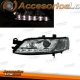 FAROIS COM LUZ DIURNA LED / OPEL VECTRA 99-02 FUNDO CROMADO