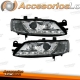 FAROIS COM LUZ DIURNA LED / OPEL VECTRA 99-02 FUNDO CROMADO