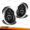 FARÓIS COM LUZ DIURNA LED / MINI / 01-06 FUNDO PRETO
