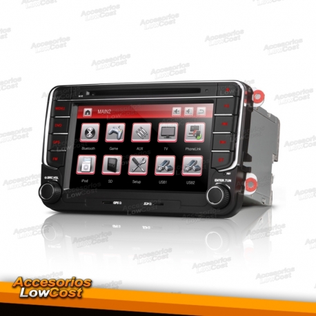 RADIO GPS 7" HD TACTIL ESPECIFICO SEAT, NUEVO DISEÑO