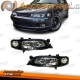 FARÓIS OPEL VECTRA B 99-02 CROMADO / PRETO