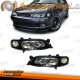 FAROIS OPEL VECTRA B 99-02 CROMADO / PRETO