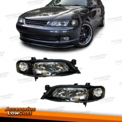 FAROS OPEL VECTRA B 99-02. ACABADO NEGRO.