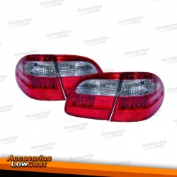 PILOTOS LED MERCEDES CLASE E W211 KOMBI (02-06). COLOR ROJO-BLANCO