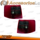 FAROLINS TRASEIROS LED / AUDI A6 4B AVANT / 97-04 VERMELHO PRETO