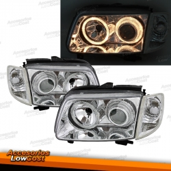 FAROS CON OJOS DE ANGEL PARA VW POLO 6N2