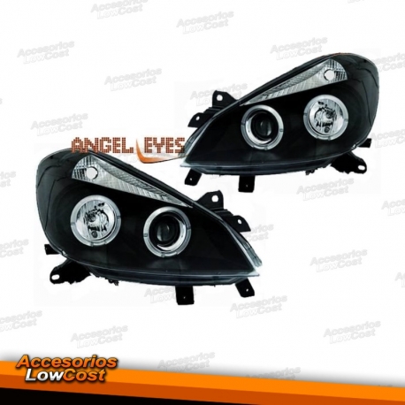 FAROIS ANGEL EYES / RENAULT CLIO / 05-09 FUNDO PRETO