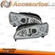FARÓIS ANGEL EYES PEUGEOT 106  96++. FUNDO CROMADO