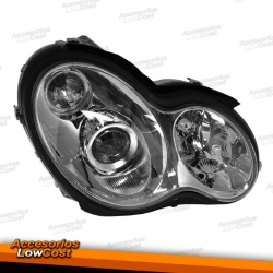 FARO DERECHO XENON CLASE C W203 00-07 CROMO D2S+H7