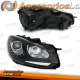 FAROS LUZ DRL DIURNA LED PARA VW GOLF VI 10/08-12, H7, Fondo Negro.