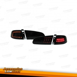 FAROLINS TRASEIROS LED / SEAT IBIZA 6L 02-06 / ESCURECIDOS