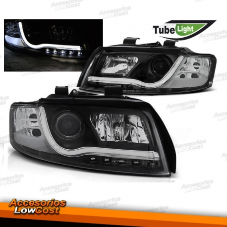 FAROS LED TFL LUZ DIURNA AUDI A4 B6 (10/00-11/04) NEGROS