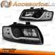 FAROS LED TFL LUZ DIURNA AUDI A4 B6 (10/00-11/04) NEGROS